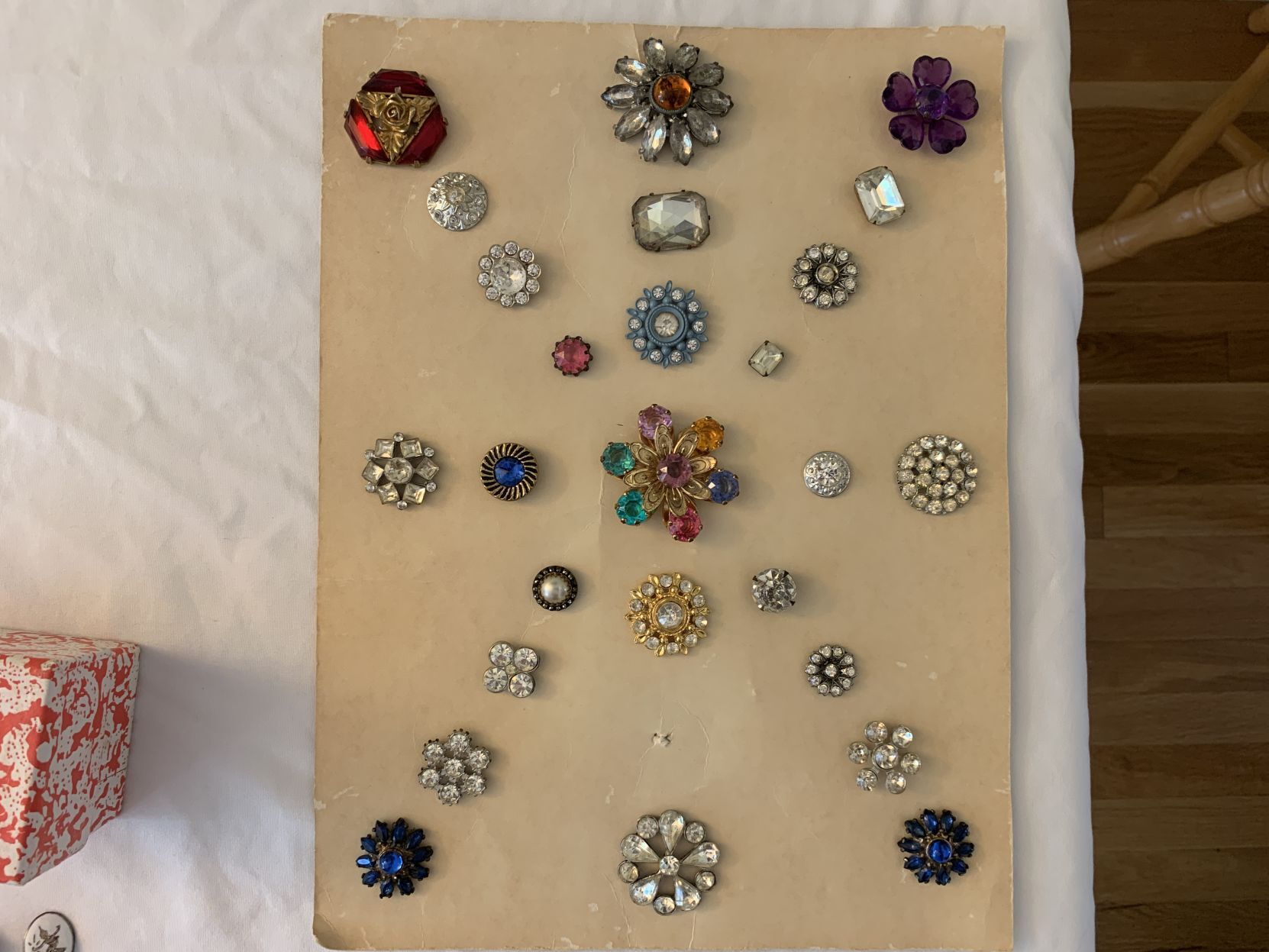 A prized button collection
